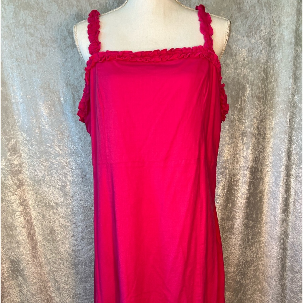 Hot Pink extra long Dress 1XL